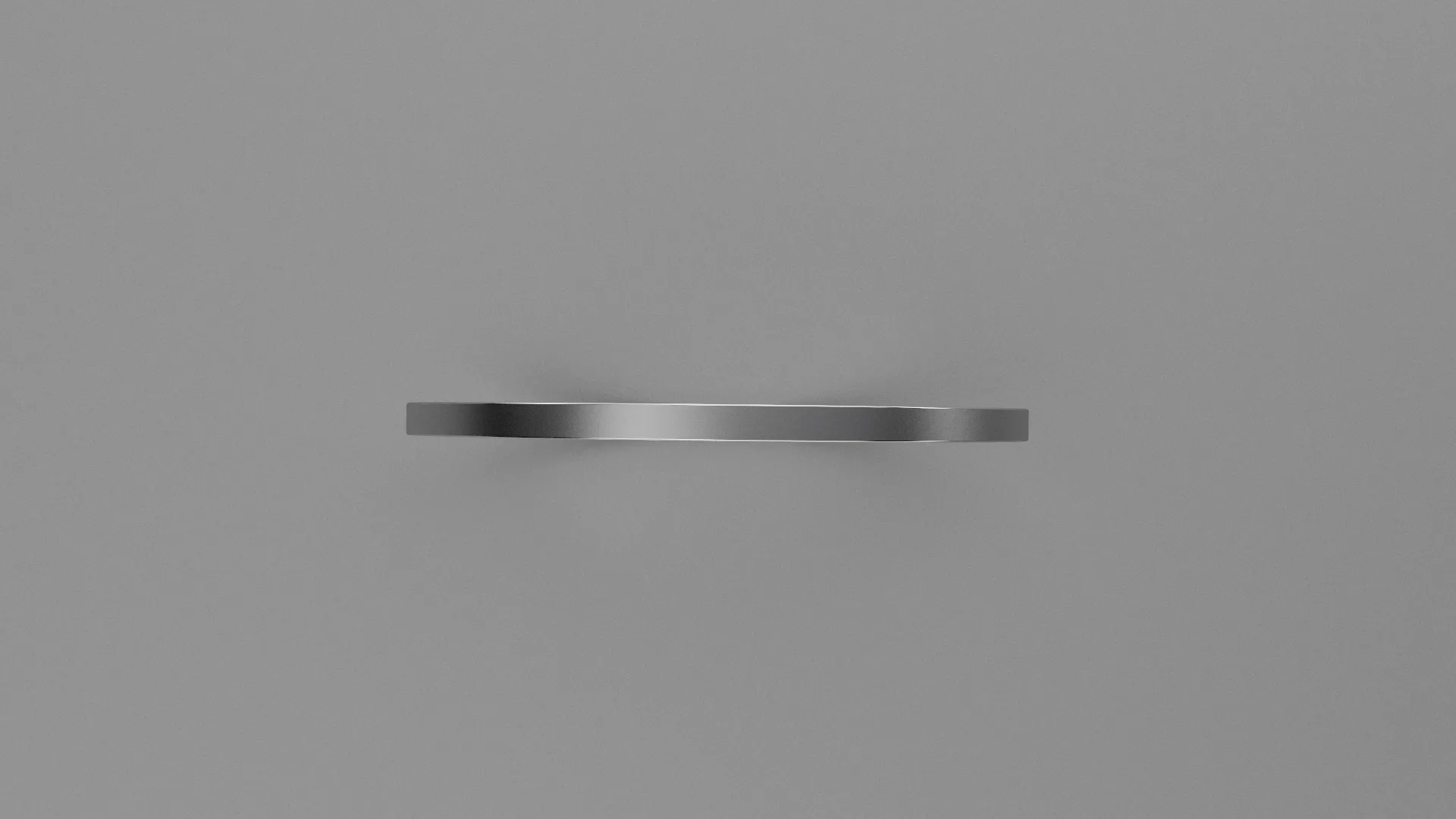 Brushed Sterling Silver 1mm Flat Wedding Band