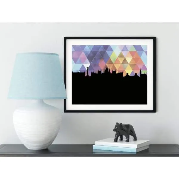Budapest, Hungary geometric skyline