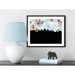 Budapest, Hungary geometric skyline