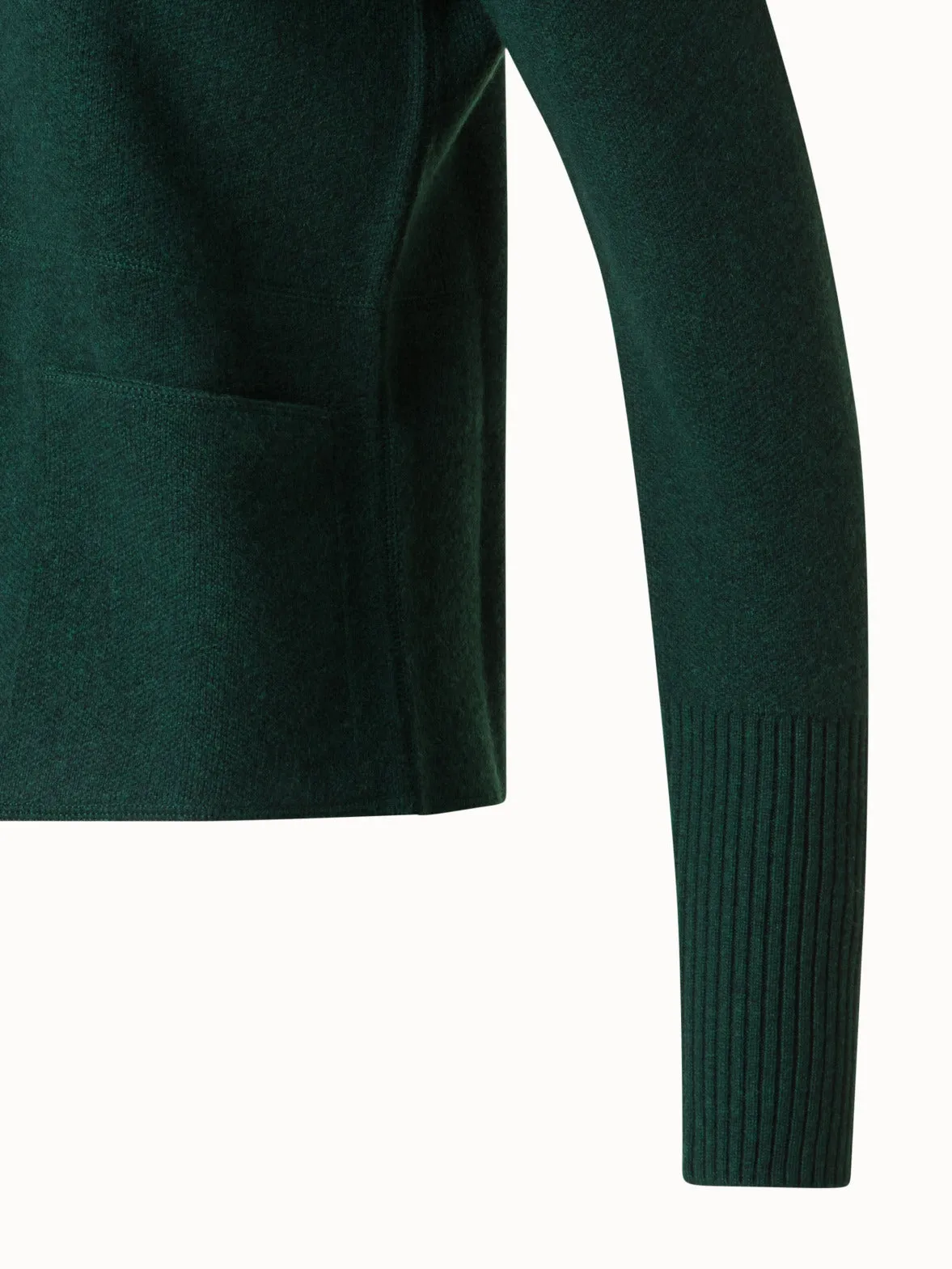 Cardigan in Cashmere Pique Knit