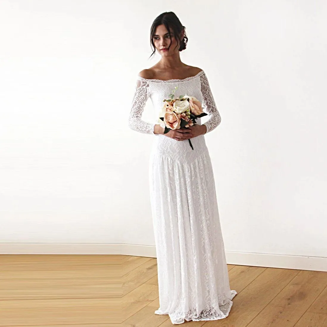 Champagne Rustic dress #1182