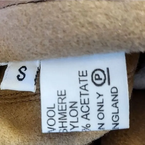 Charles Gray London Wool / Cashmere Blazer Jacket, Size S, Tan NWOT
