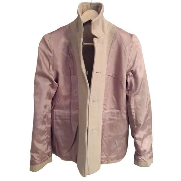 Charles Gray London Wool / Cashmere Blazer Jacket, Size S, Tan NWOT