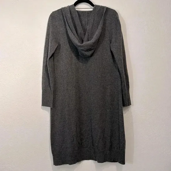 Charter Club Luxury Cashmere Long Gray Open Cardigan size XS