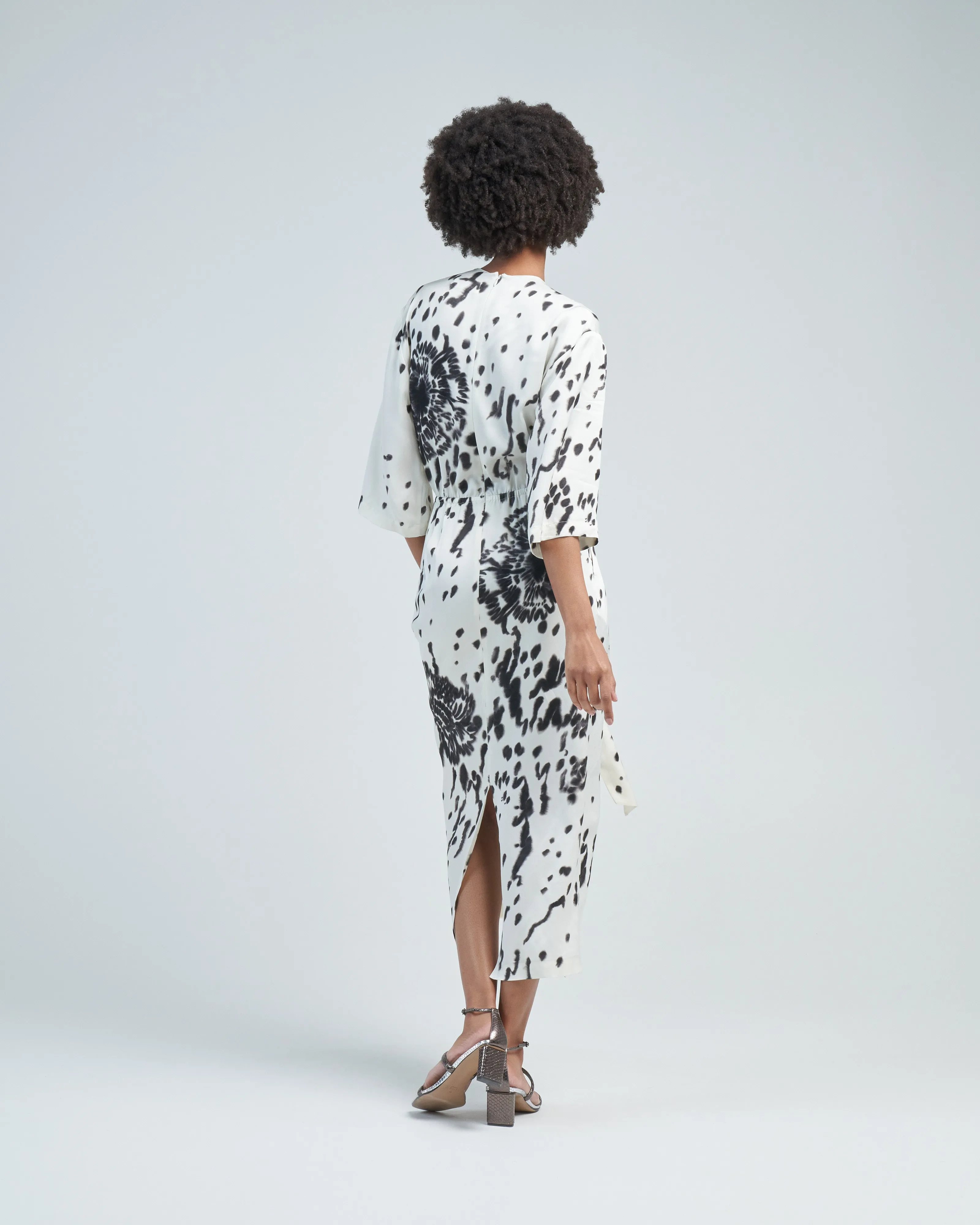 cinched waist dress