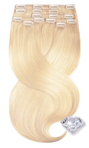 Clip-in Extensions Diamond Line Light Honey Blonde