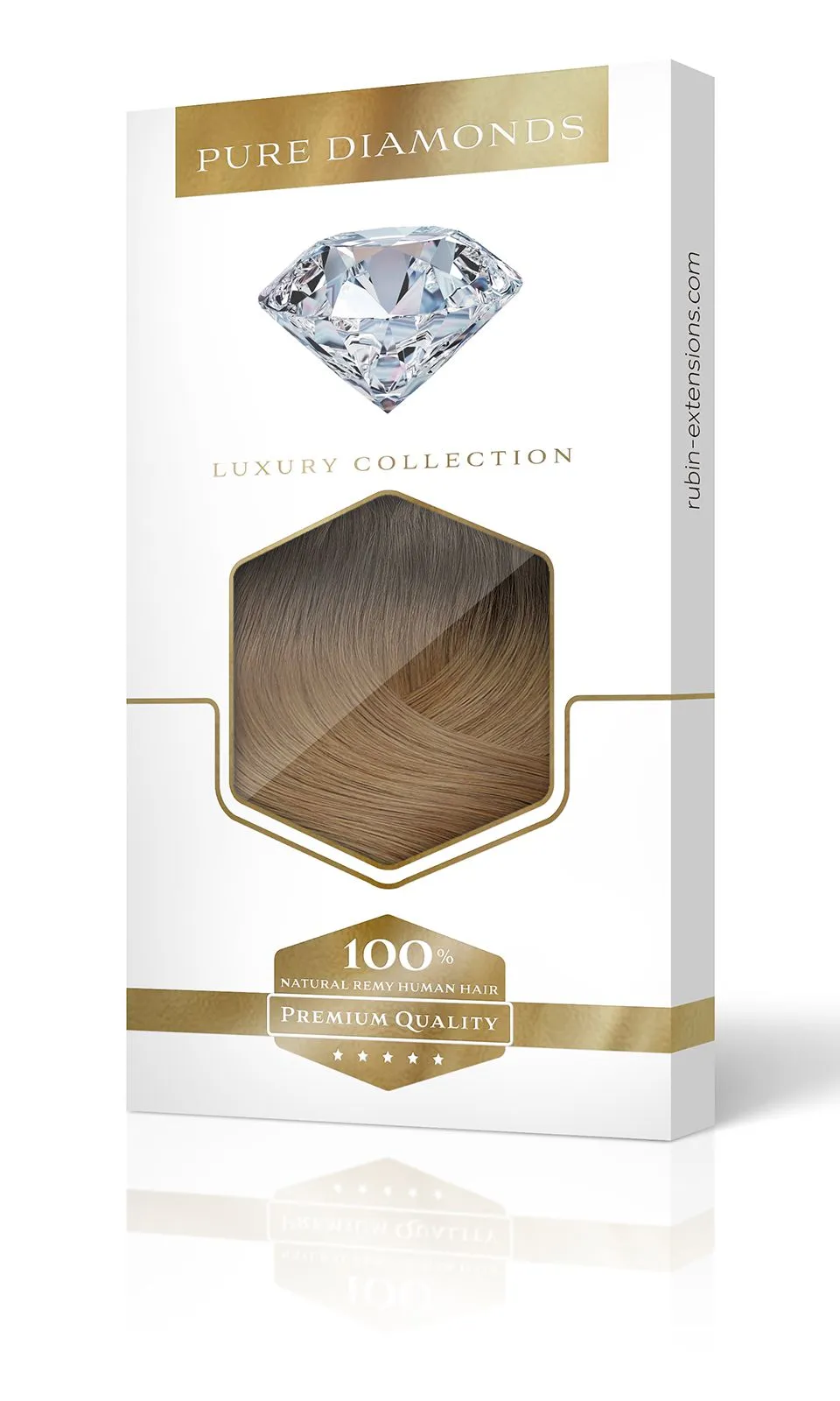Clip-in Extensions  Rich Chocolate Pure Diamond Line