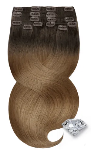 Clip-in Extensions  Rich Chocolate Pure Diamond Line