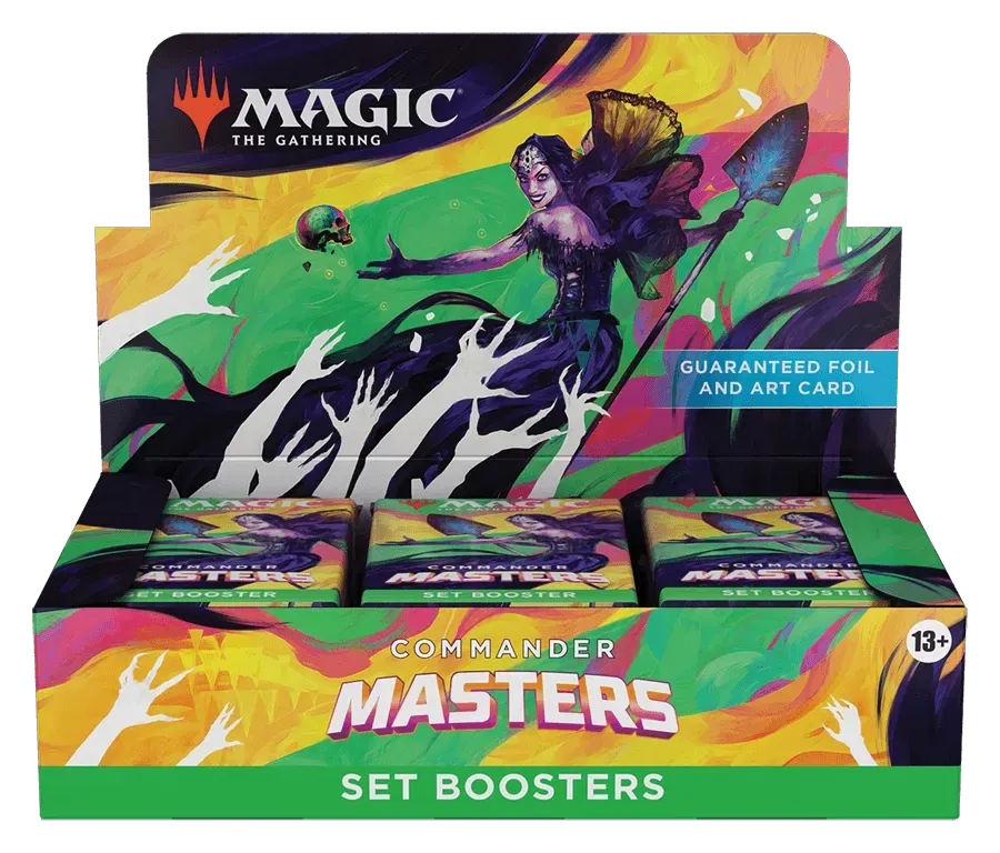 Commander Masters Set Booster Display