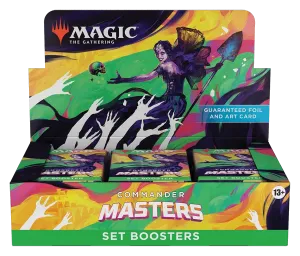 Commander Masters Set Booster Display
