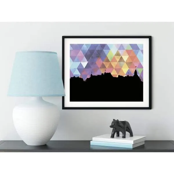 Coronado, California geometric skyline
