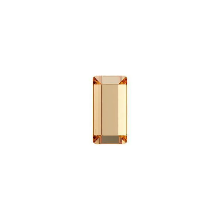 COSMIC BAGUETTE FLAT BACK - CRYSTAL GOLDEN SHADOW