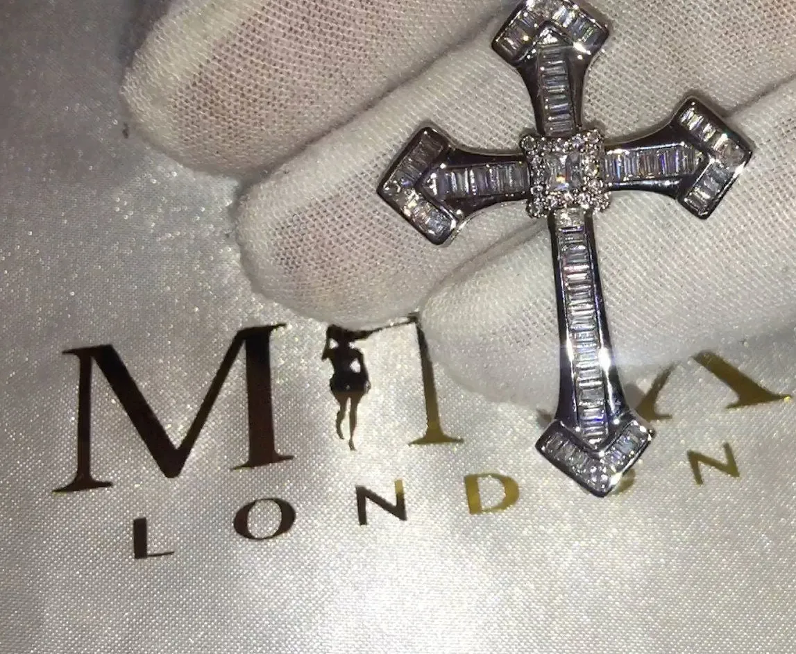 Cross Necklace | Cross Necklace Women | Cross Necklace for Men | Iced Out Chain | Cross Chains | Cross Pendant | Diamond Cross Chain | Chain