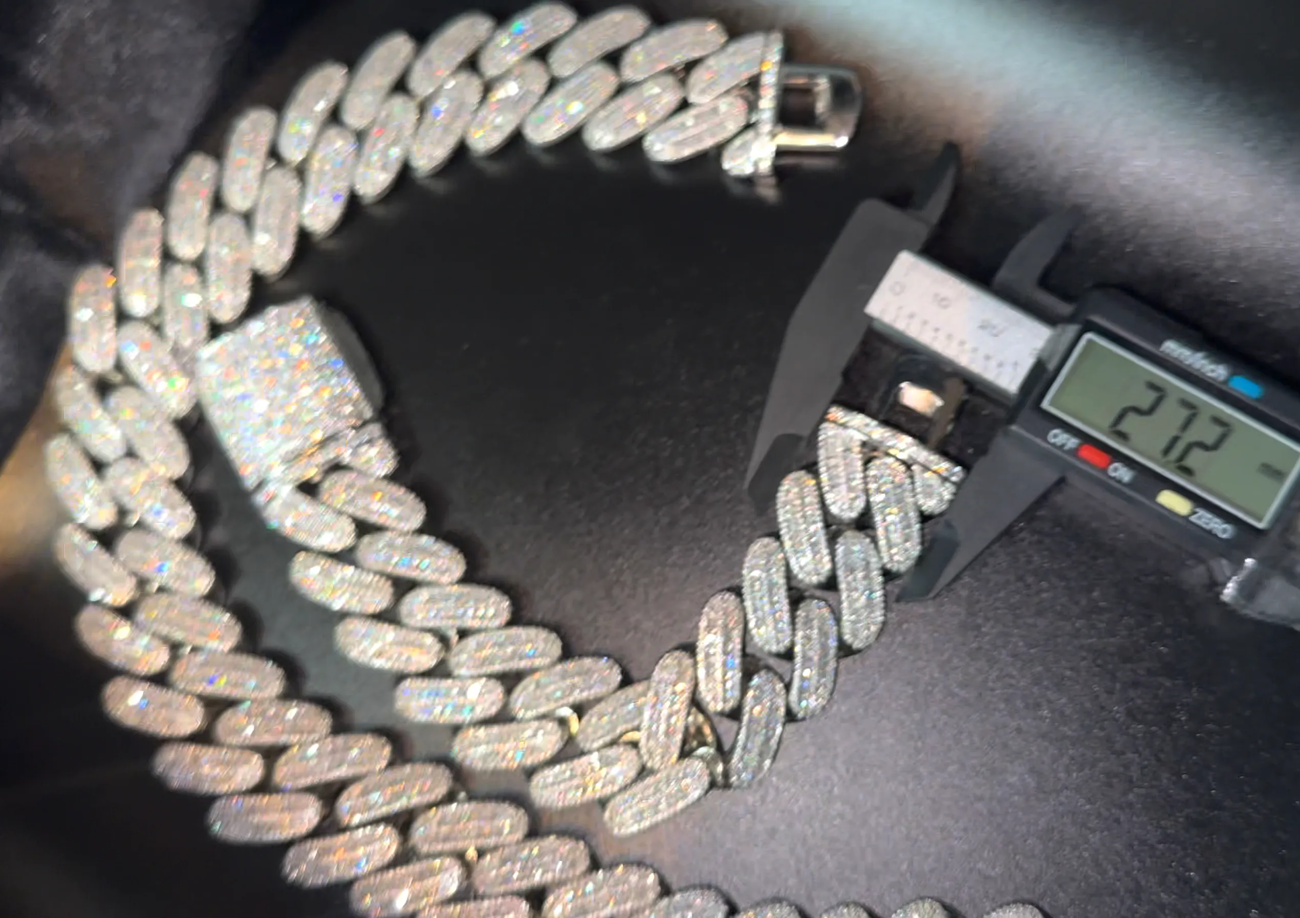 Cuban Link Chain | Iced Out Chain | Iced Out NecklaceBaguette Necklace | Hip Hop Chain