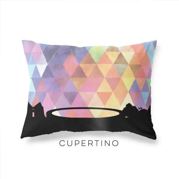 Cupertino, California geometric skyline