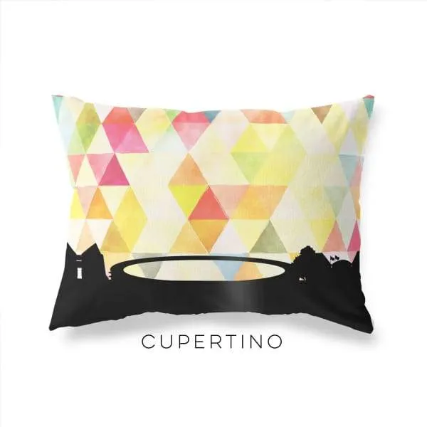 Cupertino, California geometric skyline