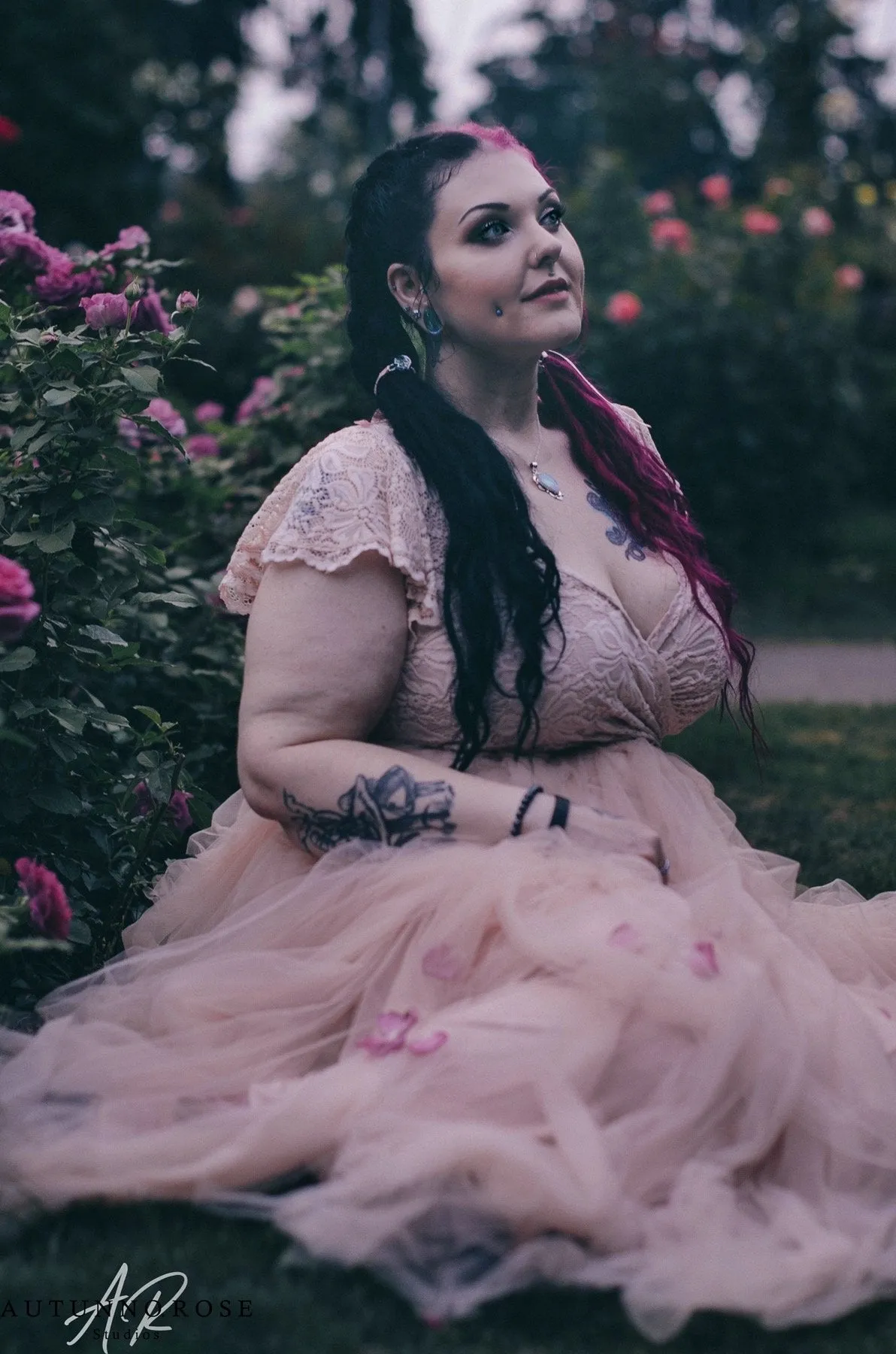 Curvy Fairy Blush dress #1293