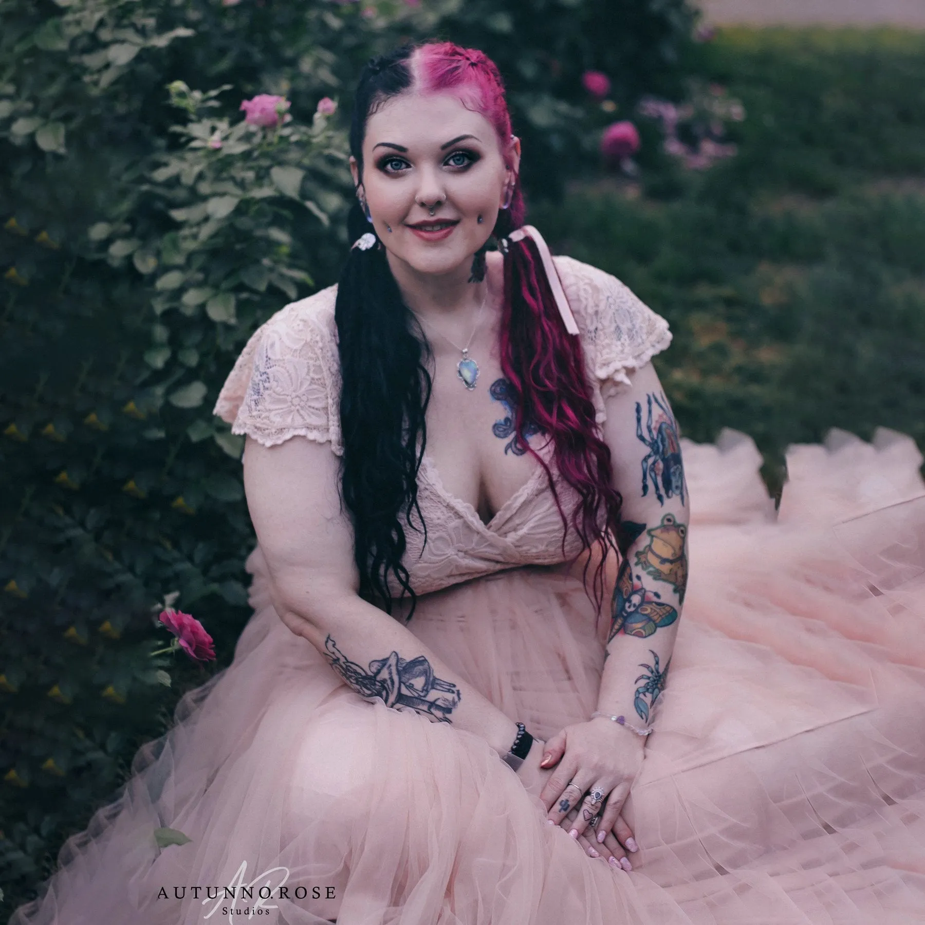Curvy Fairy Blush dress #1293