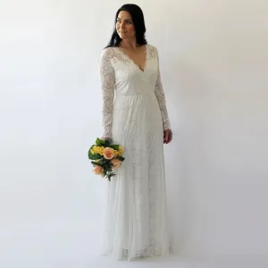 Curvy Long Sleeves dress #1239