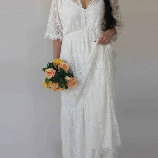 Curvy wedding Dress #1241