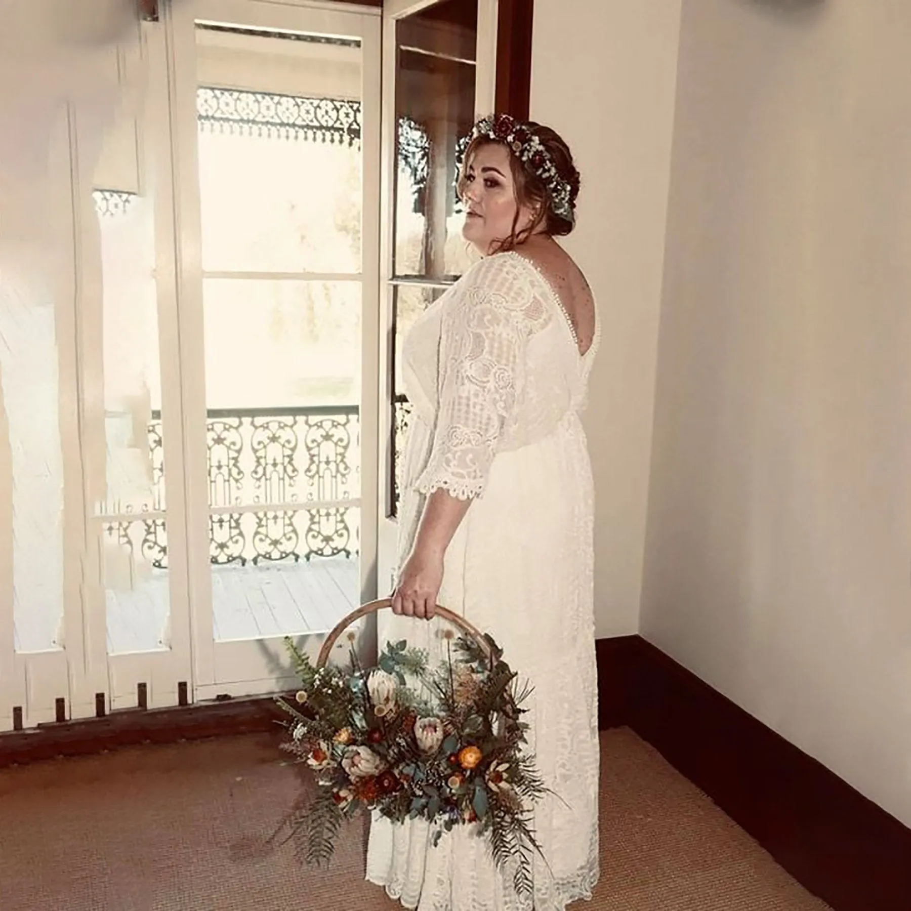 Curvy wedding Dress #1241