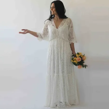 Curvy wedding Dress #1241