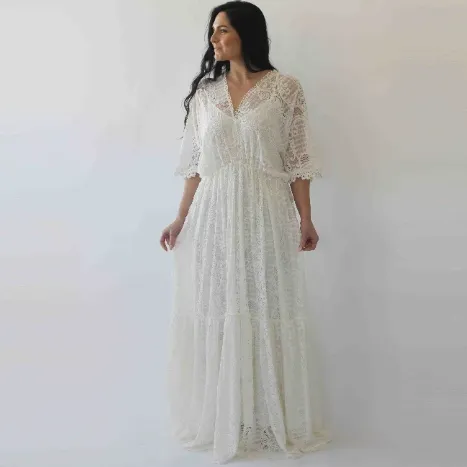Curvy wedding Dress #1241