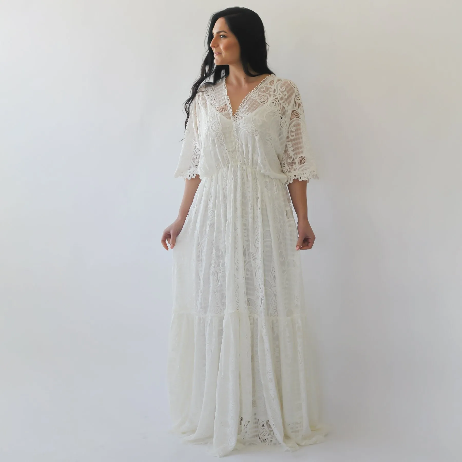 Curvy wedding Dress #1241