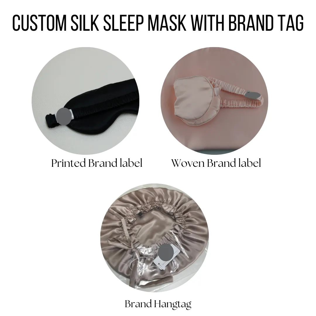 Custom Wholesale Silk Sleep Mask 25 Momme