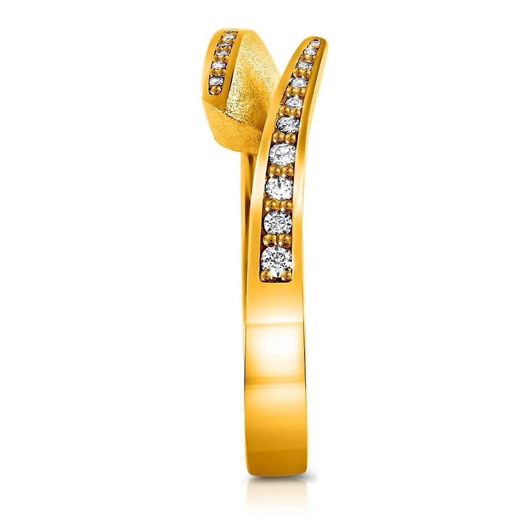 Dance Of Life Diamond Back Wedding Band