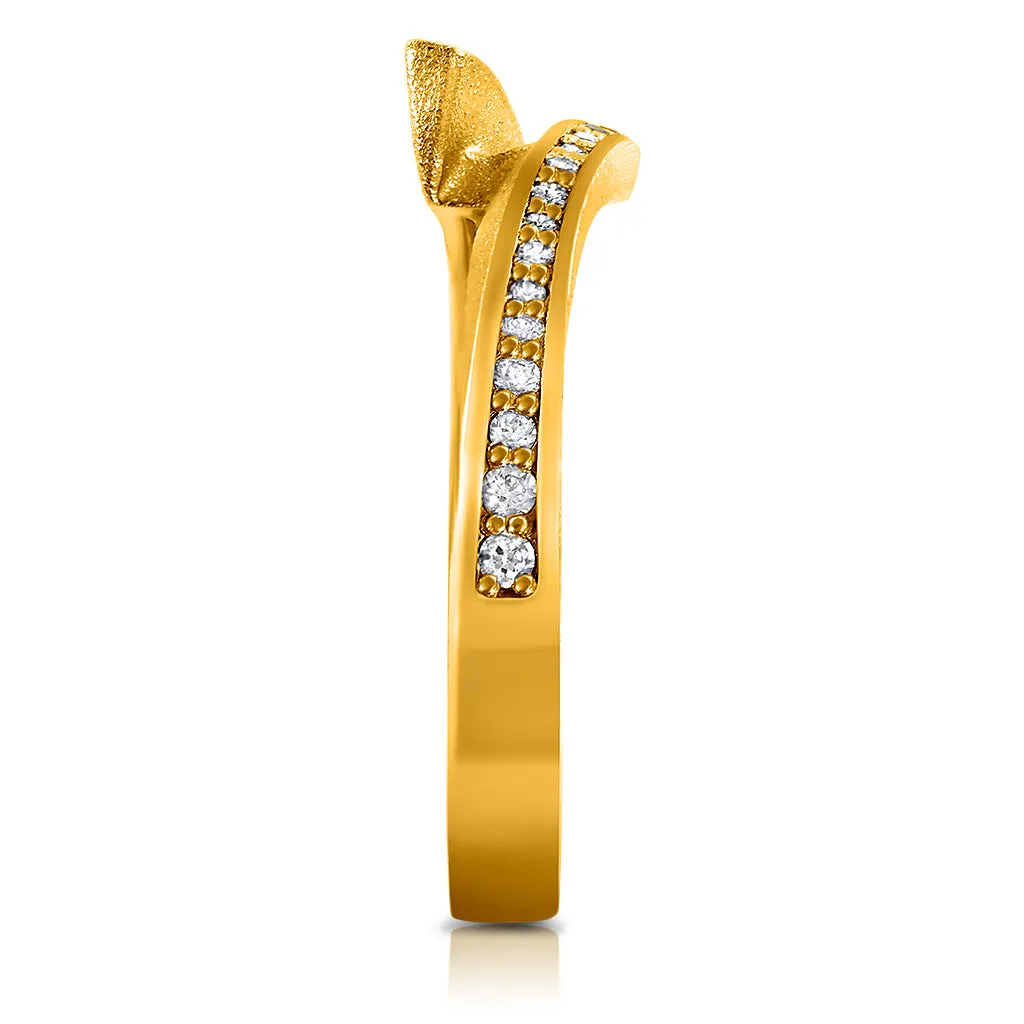 Dance Of Life Diamond Back Wedding Band