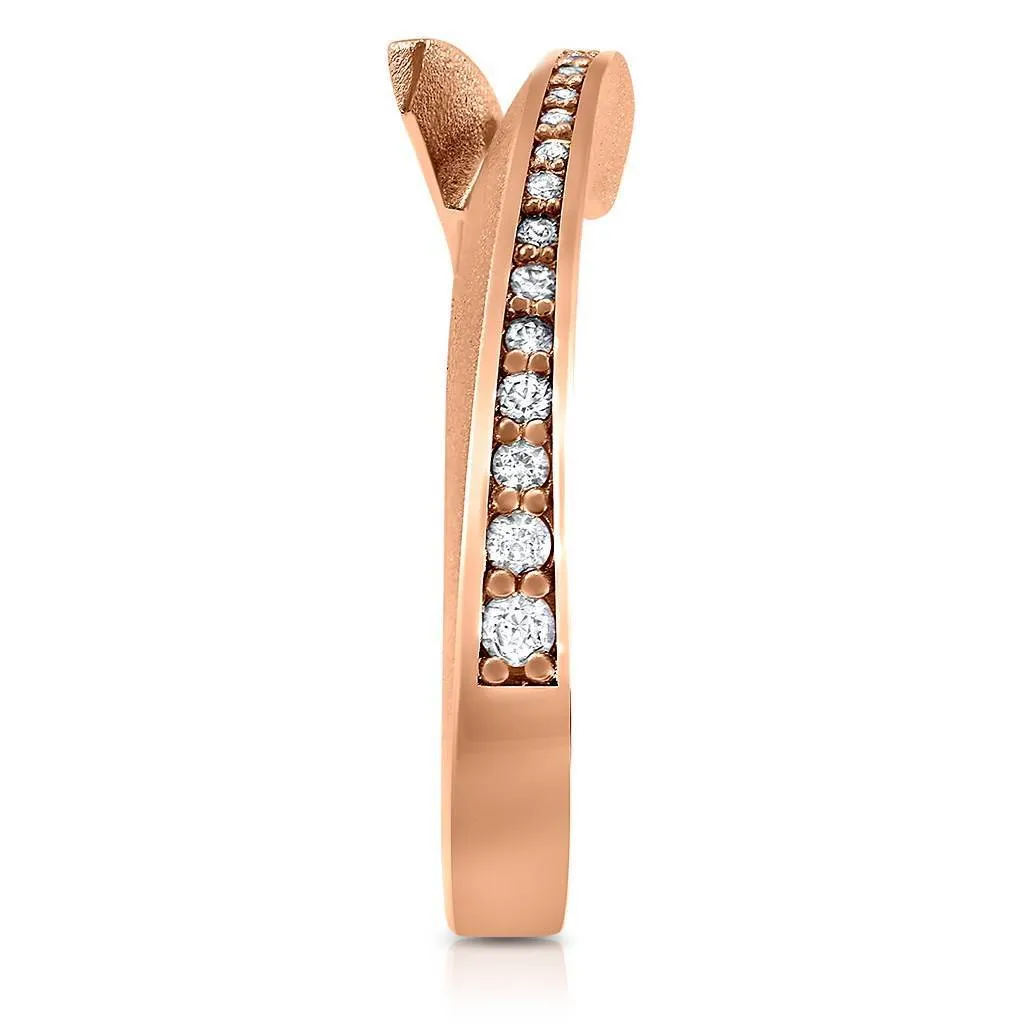 Dance Of Life Diamond Back Wedding Band
