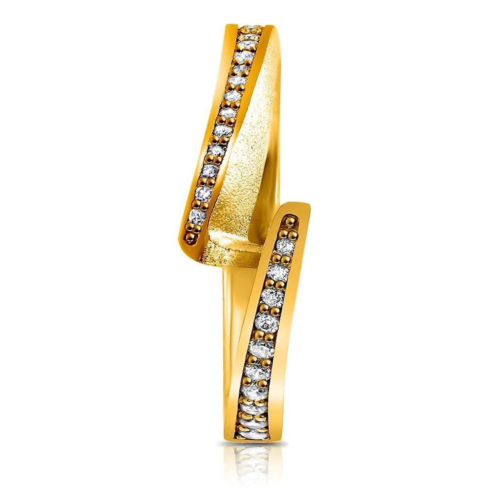 Dance Of Life Diamond Back Wedding Band