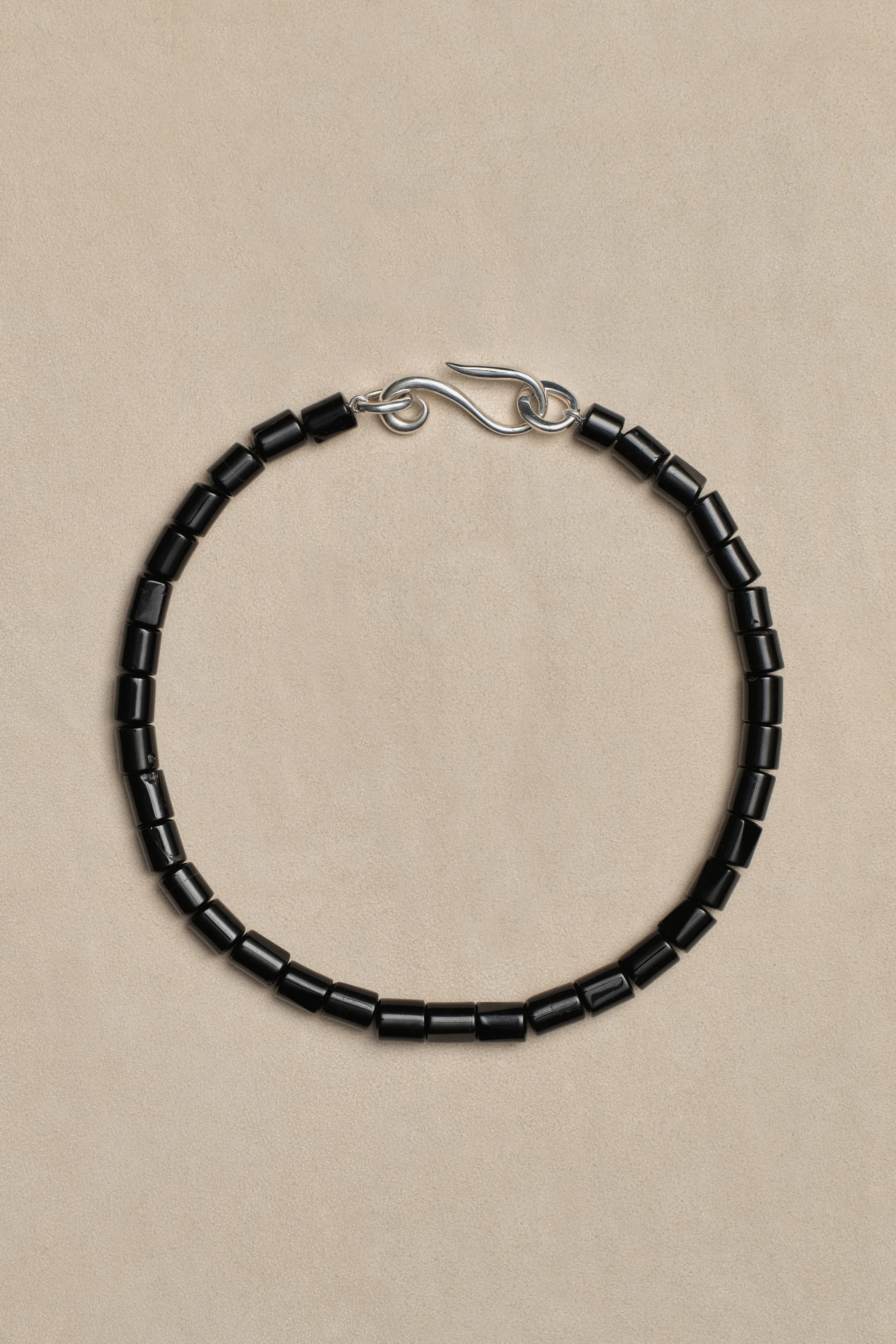 Deco Collar in Barrel-Cut Onyx