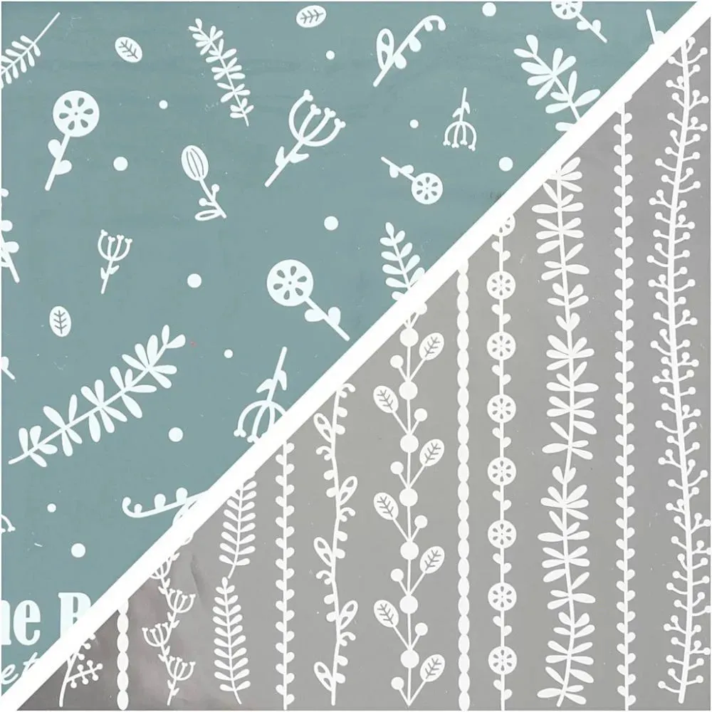 Decorative Different Design Metallic Foil Transfer Sheet 15cm Card Making Crafts