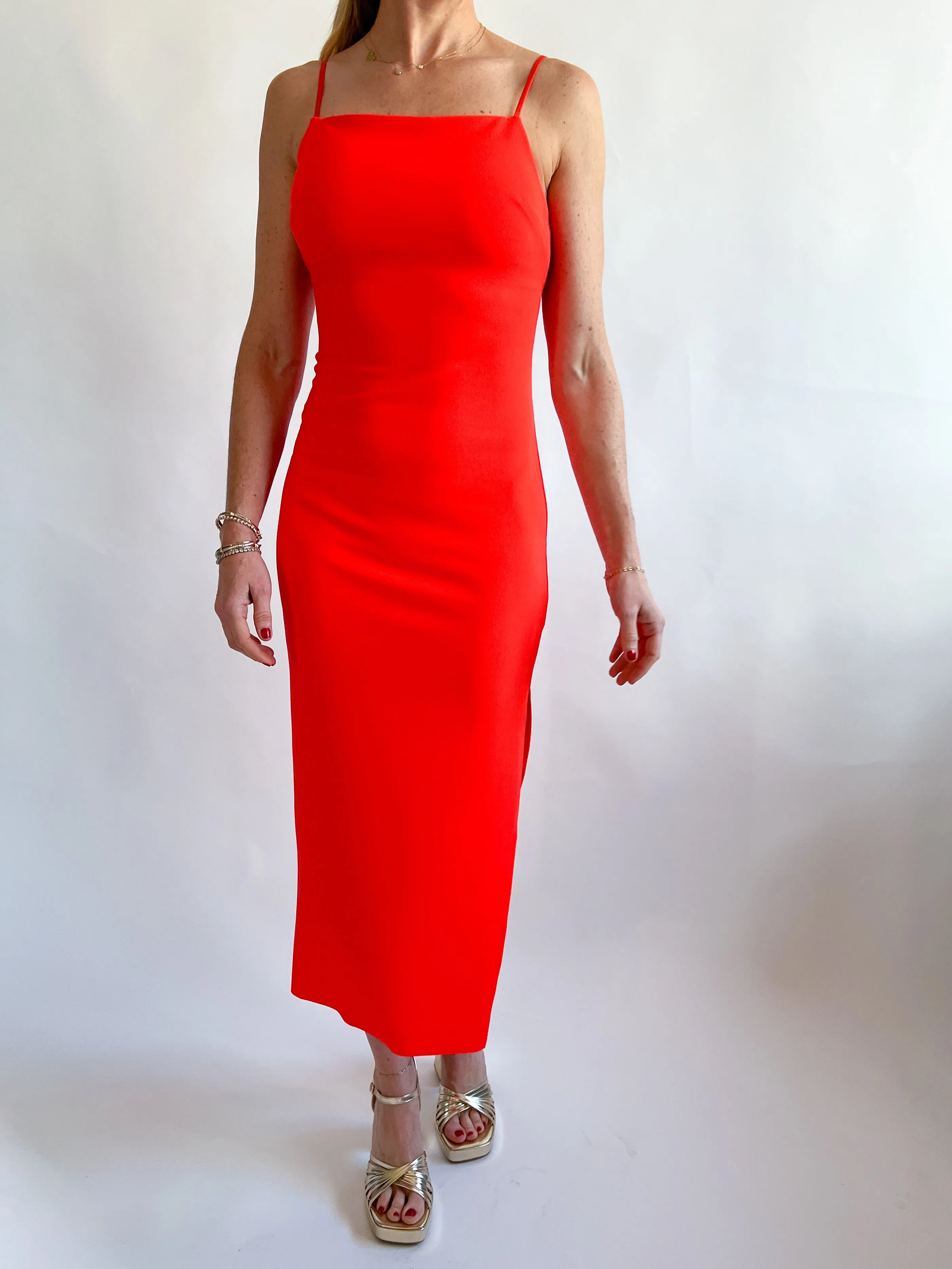 Dior Neon Midi Dress
