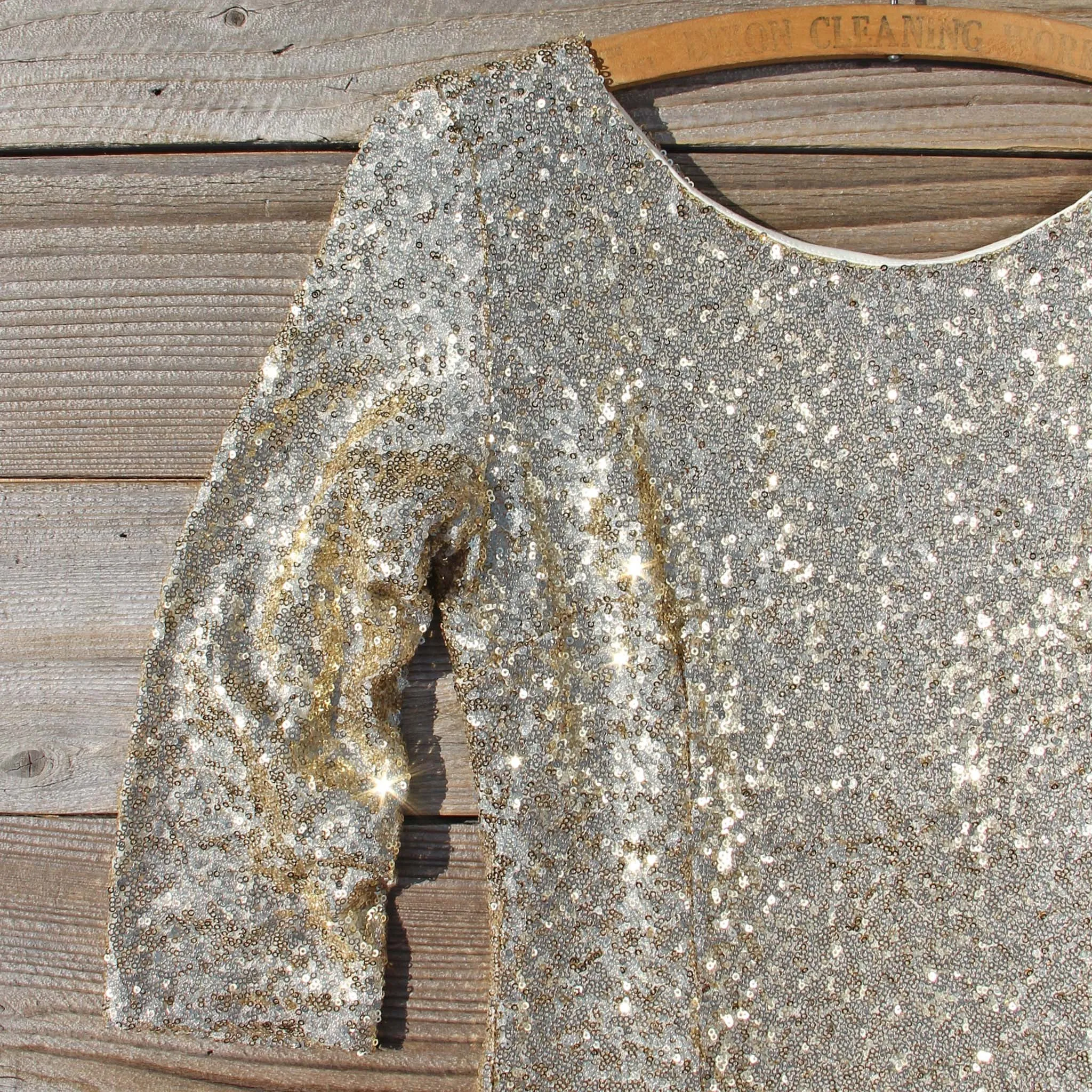 Dipped Gold Party Dress
