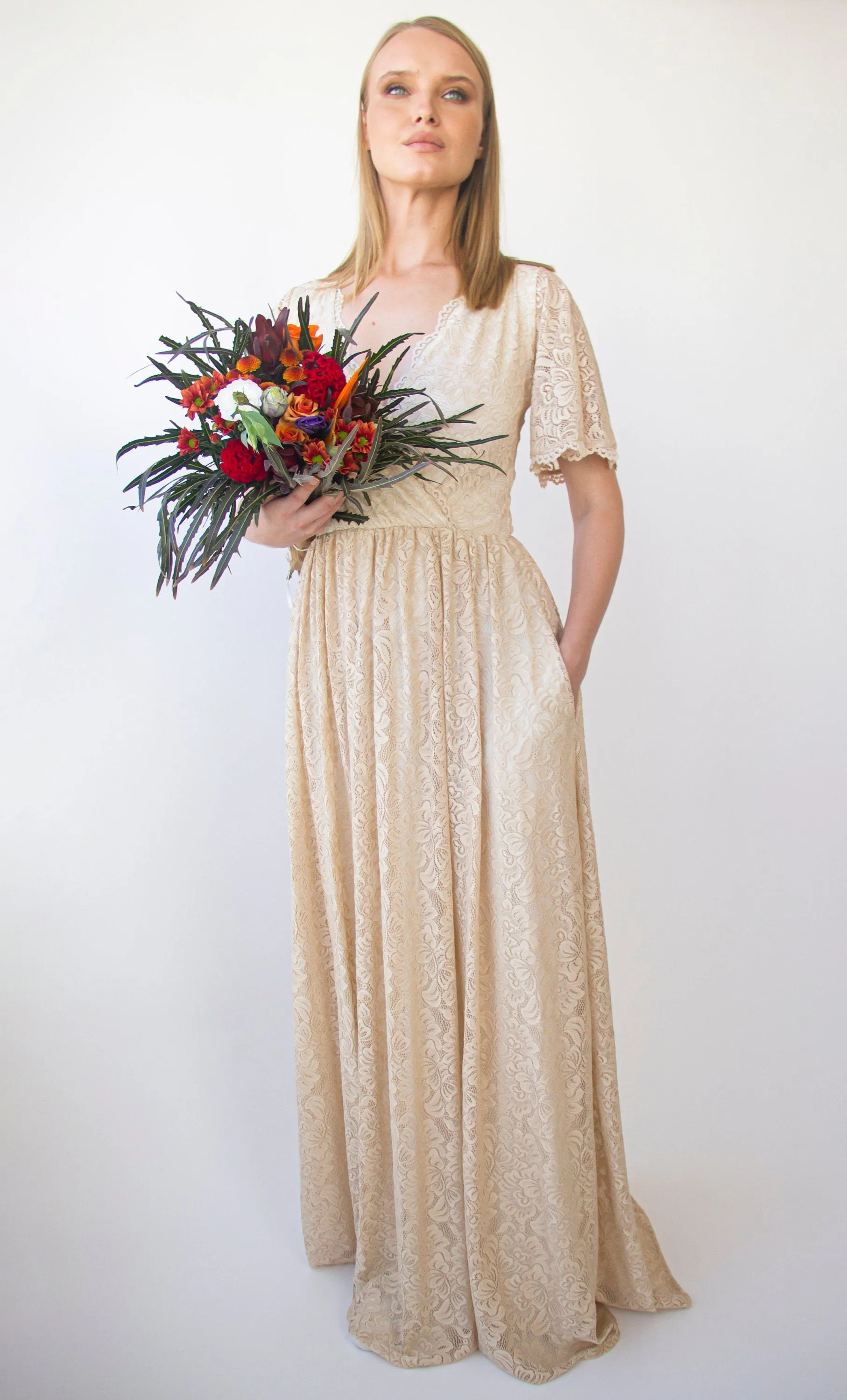 Dress with pockets #1407