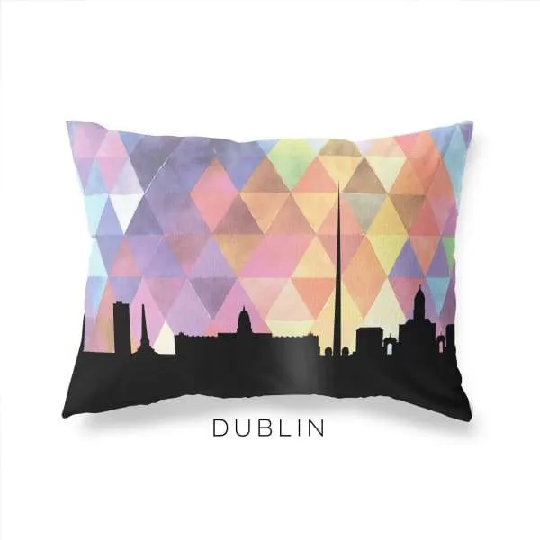 Dublin, Ireland geometric skyline