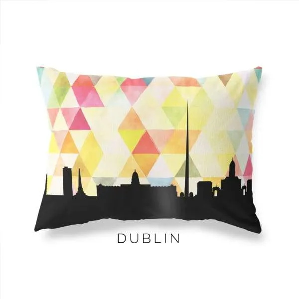Dublin, Ireland geometric skyline