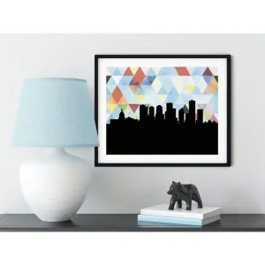 Edmonton, Alberta geometric skyline