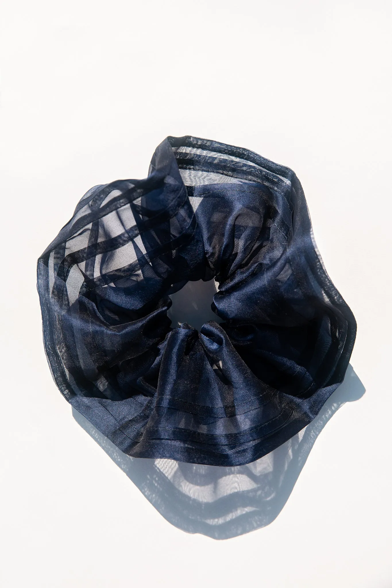 Ella Oversized Silk Pleated Scrunchie (more colors available)