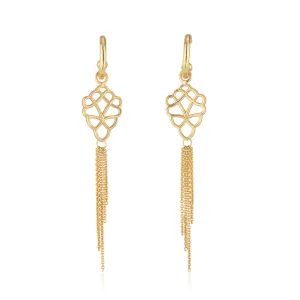 Enchanting fringe earrings
