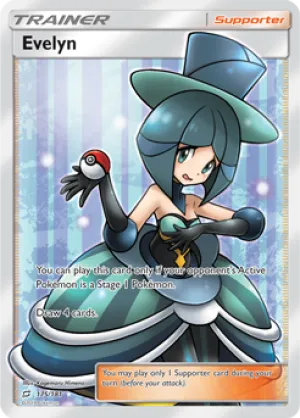 Evelyn 175/181 FULL ART FOIL RARE
