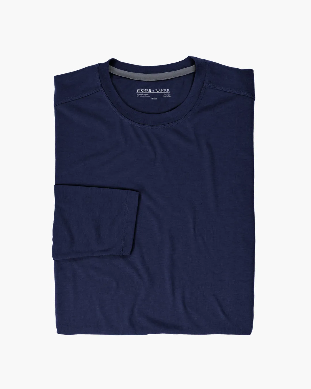 Everyday Cashmere LS Tee in Navy