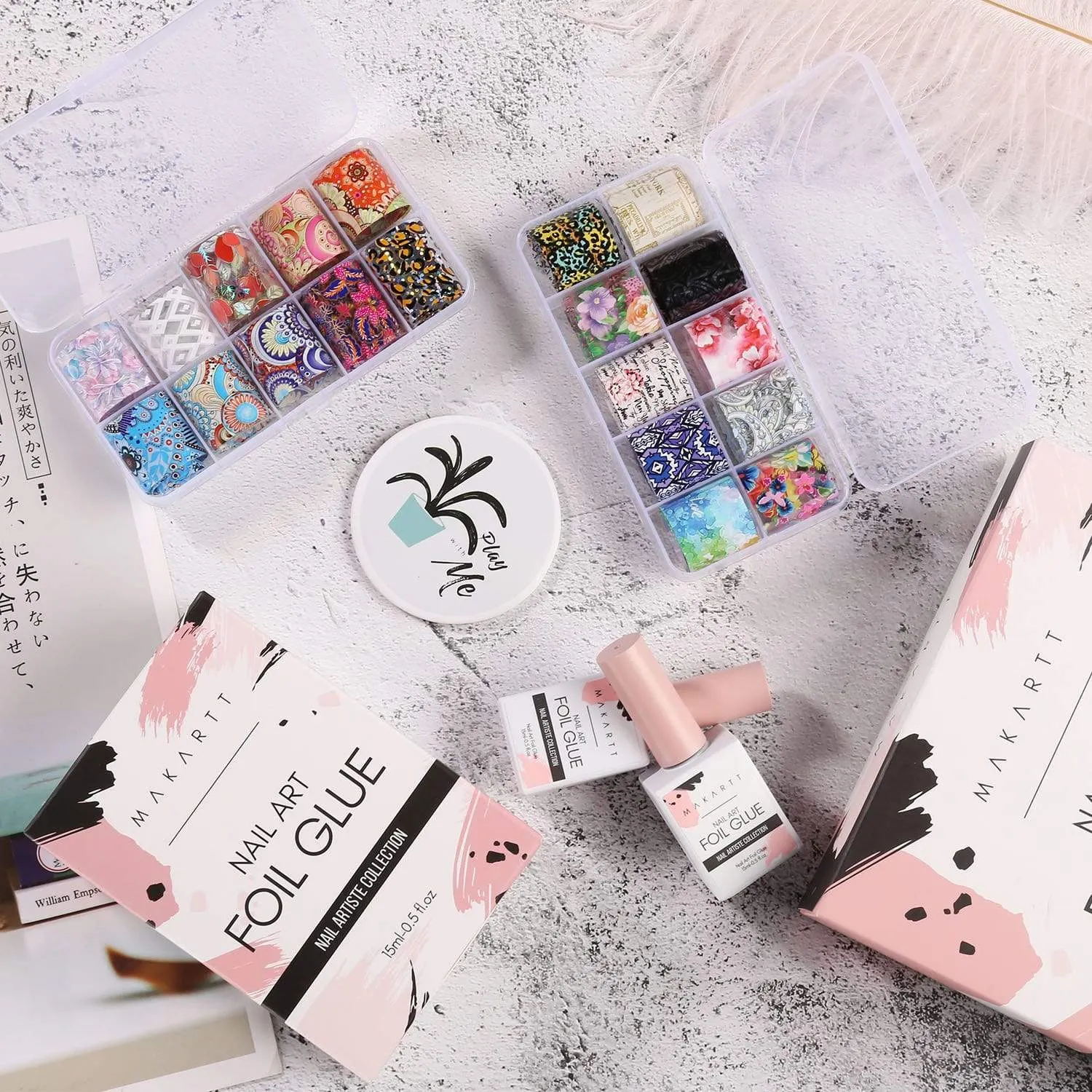Exotic Charm Nail Foil Decoration Set