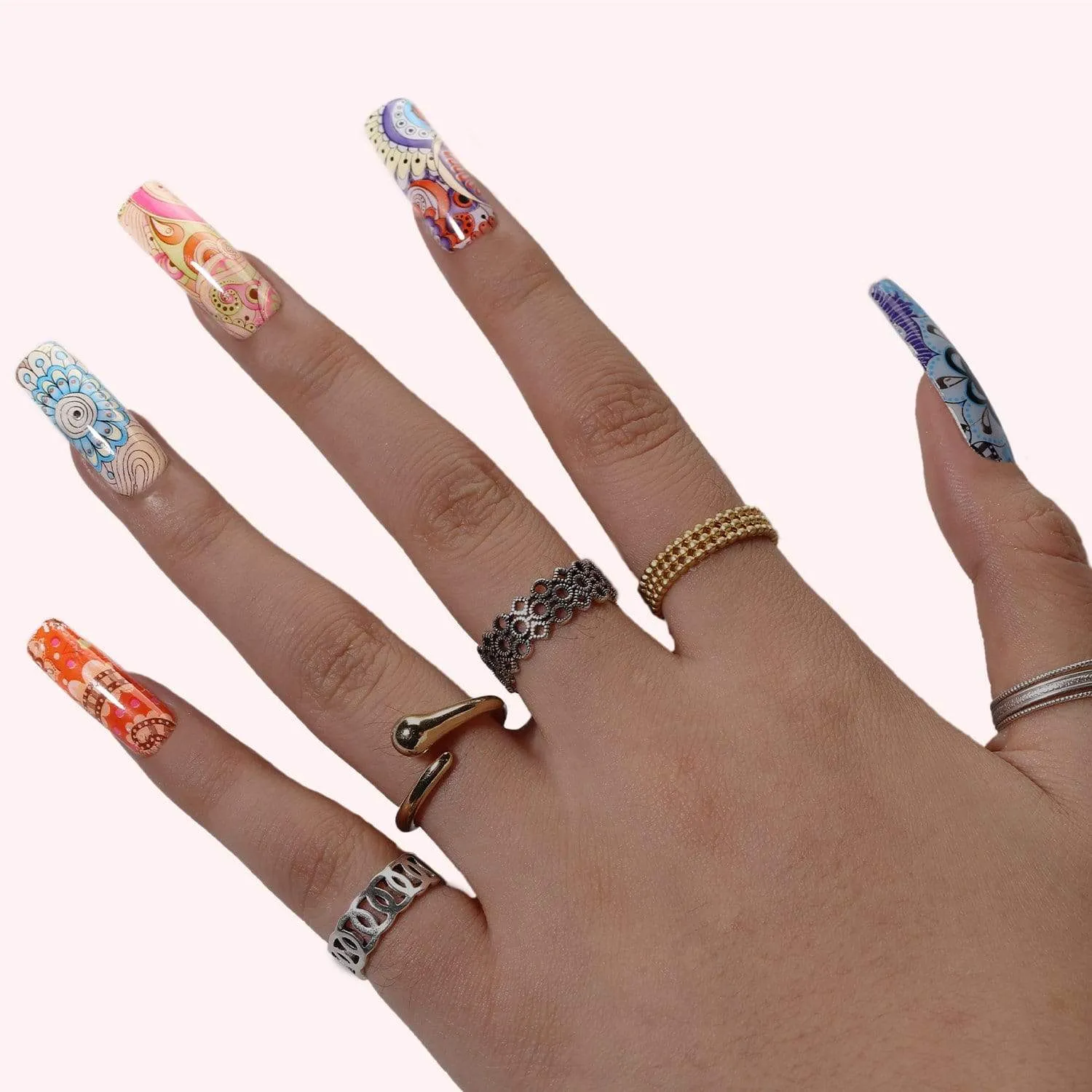 Exotic Charm Nail Foil Decoration Set