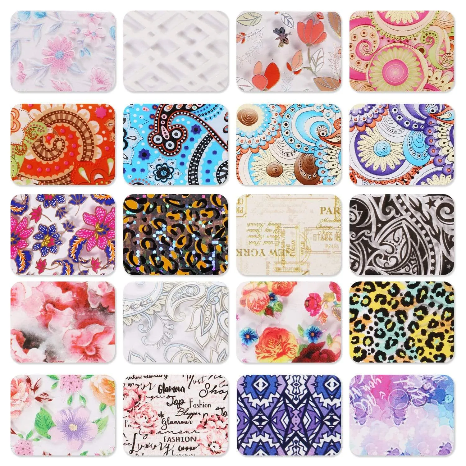 Exotic Charm Nail Foil Decoration Set