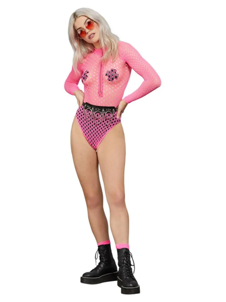 Fever long sleeved zipped body suit
