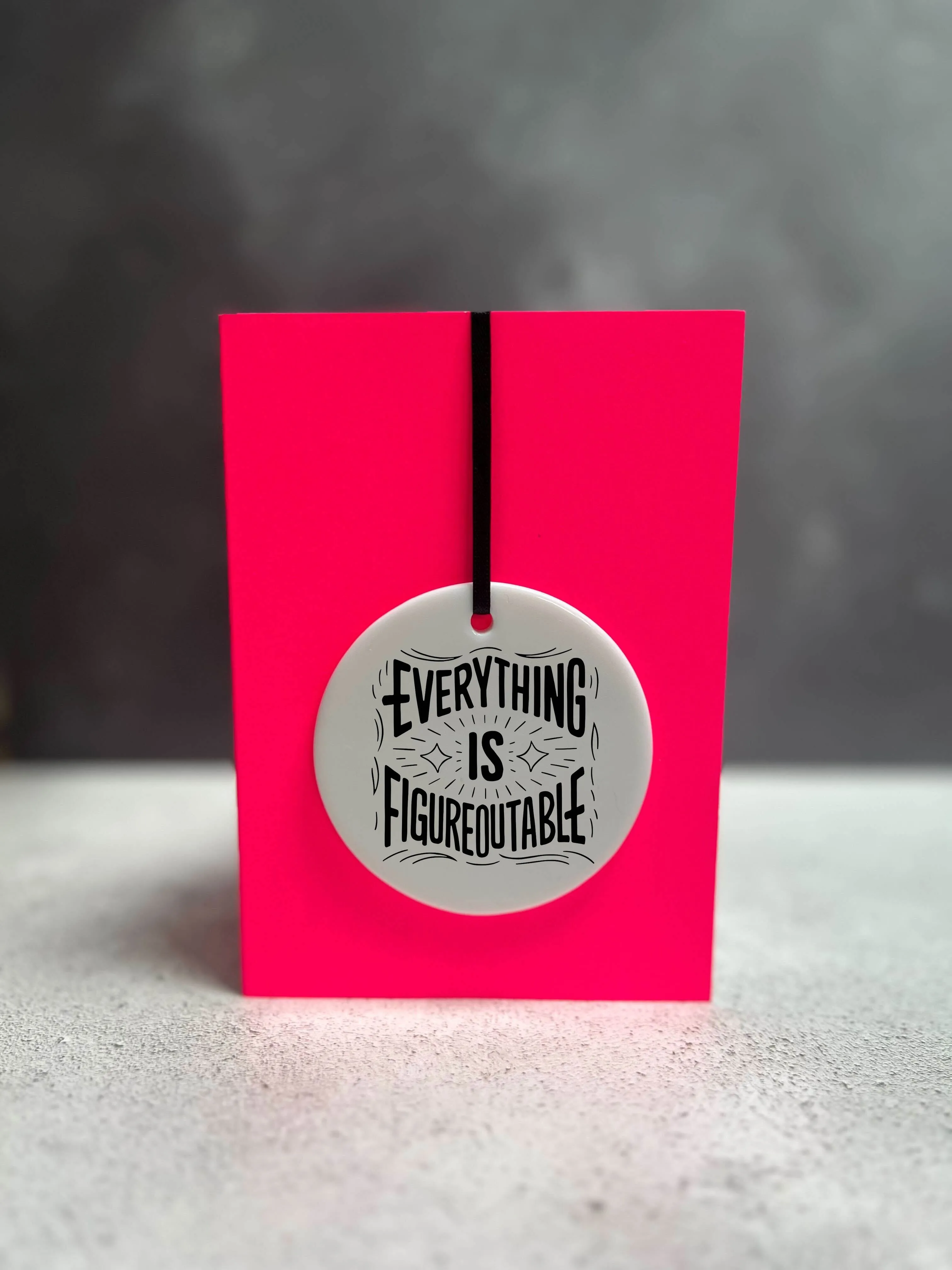 Figureoutable | Cheeky Charm Motivational Card